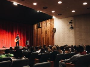 Jason LeVasseur, spoke to students from Iowa Falls-Ackley, AGWSR, South Hamilton, South Hardin and Aplington-Parkersburg at ECC’s Career Day. 
